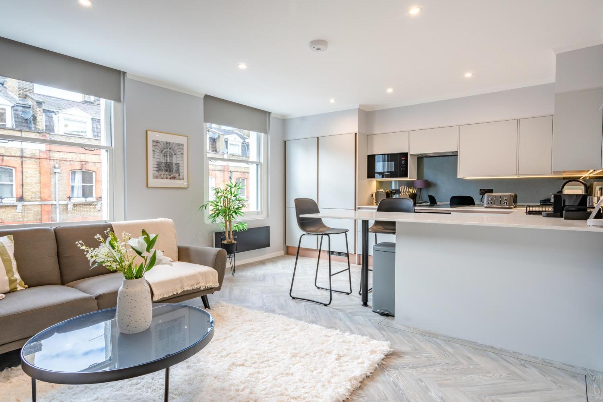Modern & Chic One Bedroom Apartments In Fitzrovia By Sojo Stay Londres Extérieur photo